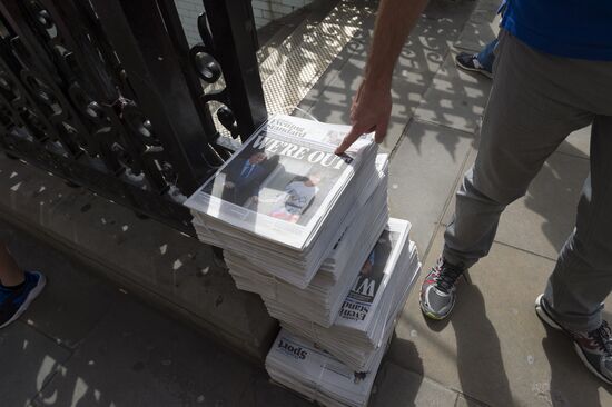 Referendum on Brexit in UK