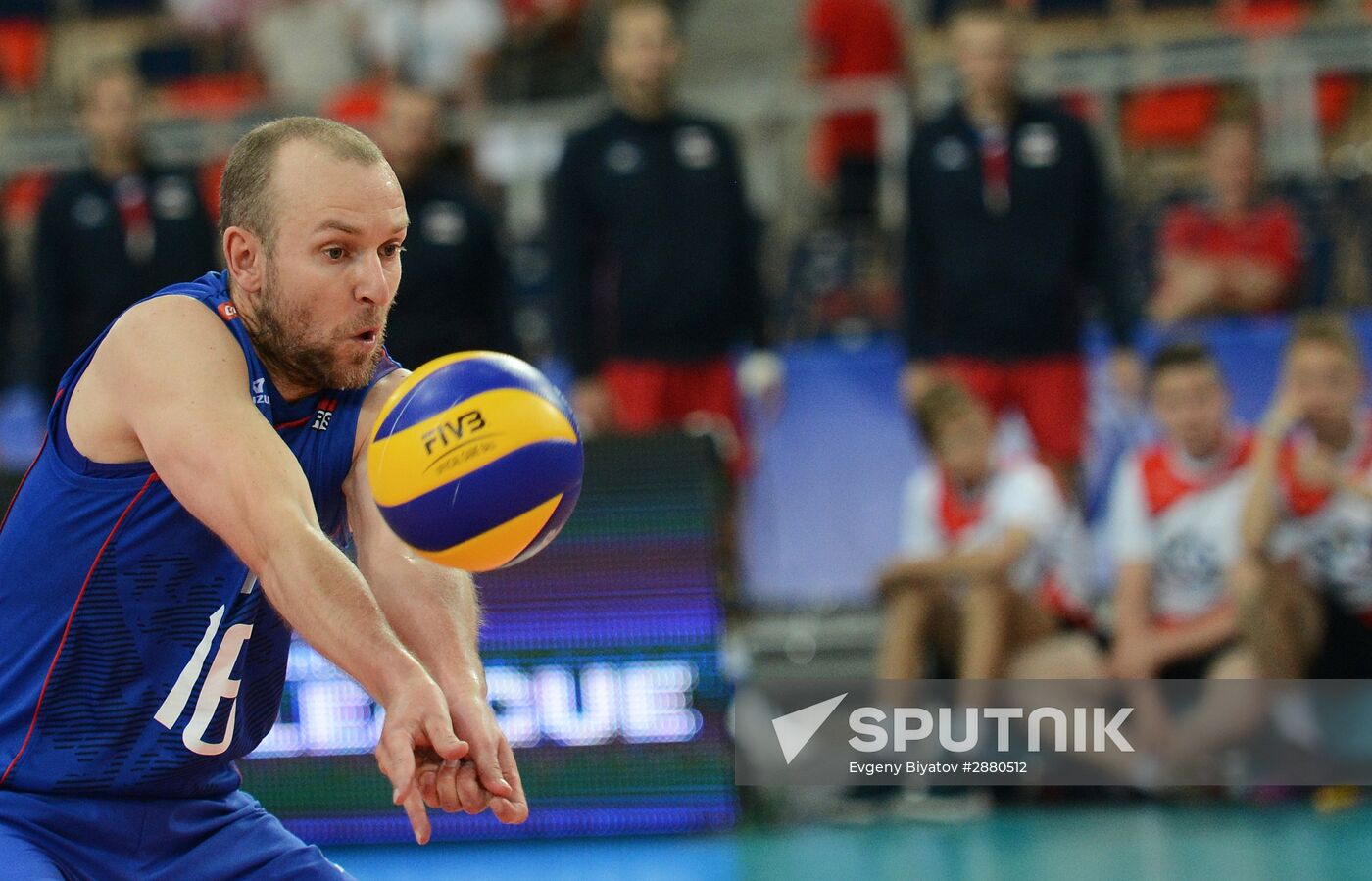 FIVB Volleyball World League 2016. Men. Russia vs. France