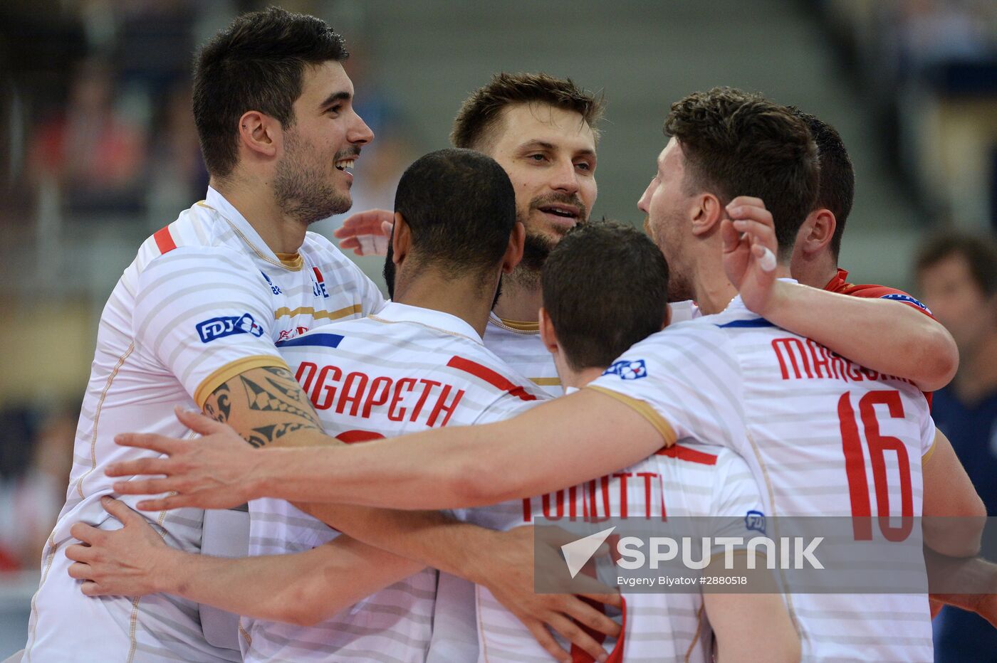 FIVB Volleyball World League 2016. Men. Russia vs. France