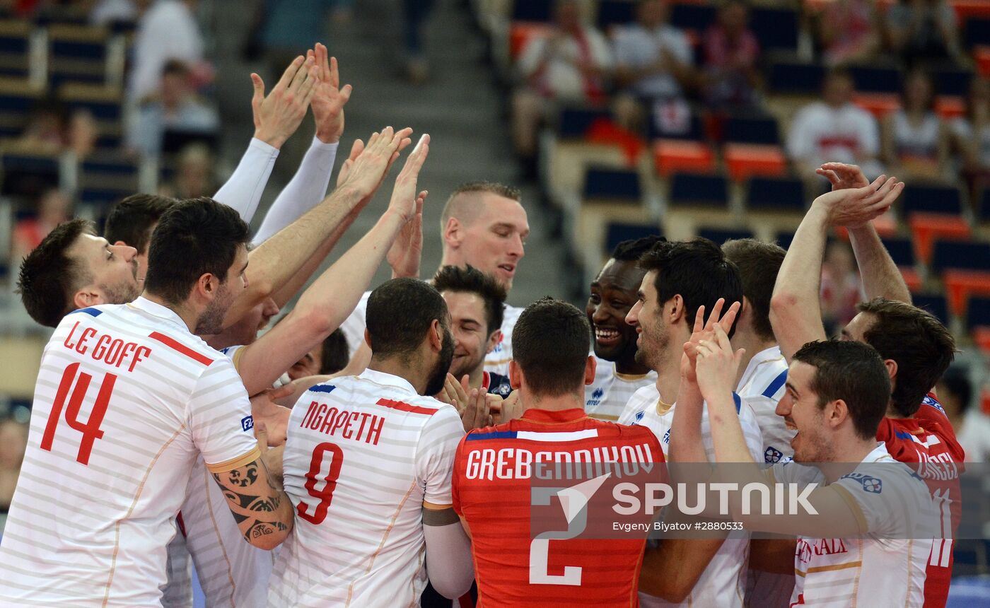 FIVB Volleyball World League 2016. Men. Russia vs. France