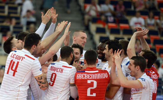 FIVB Volleyball World League 2016. Men. Russia vs. France