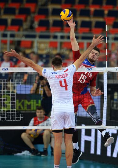 FIVB Volleyball World League 2016. Men. Russia vs. France