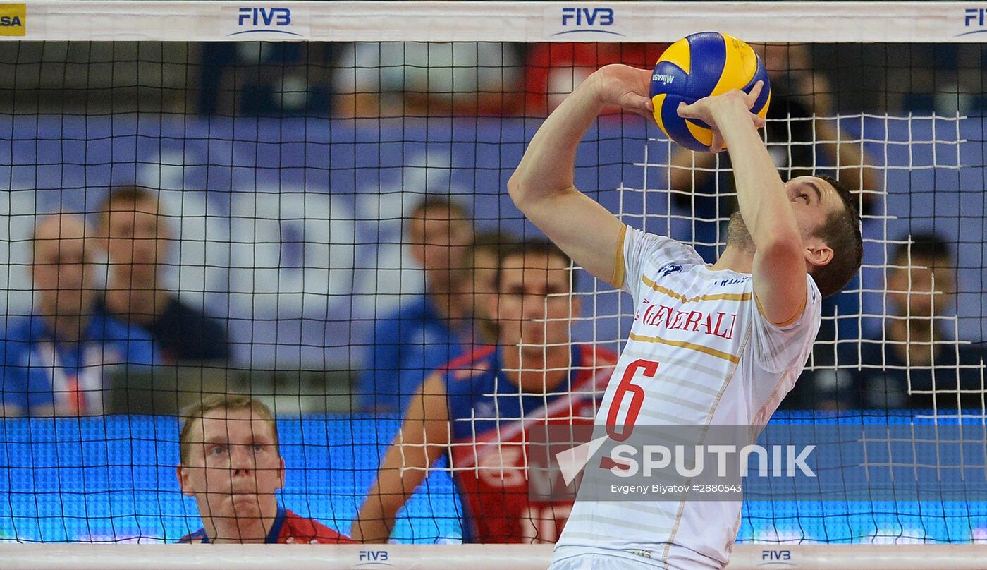 FIVB Volleyball World League 2016. Men. Russia vs. France