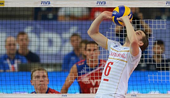 FIVB Volleyball World League 2016. Men. Russia vs. France