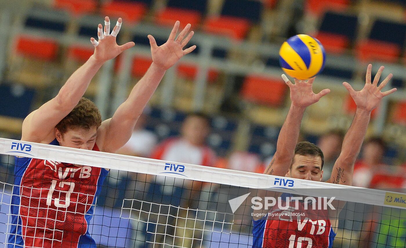 FIVB Volleyball World League 2016. Men. Russia vs. France