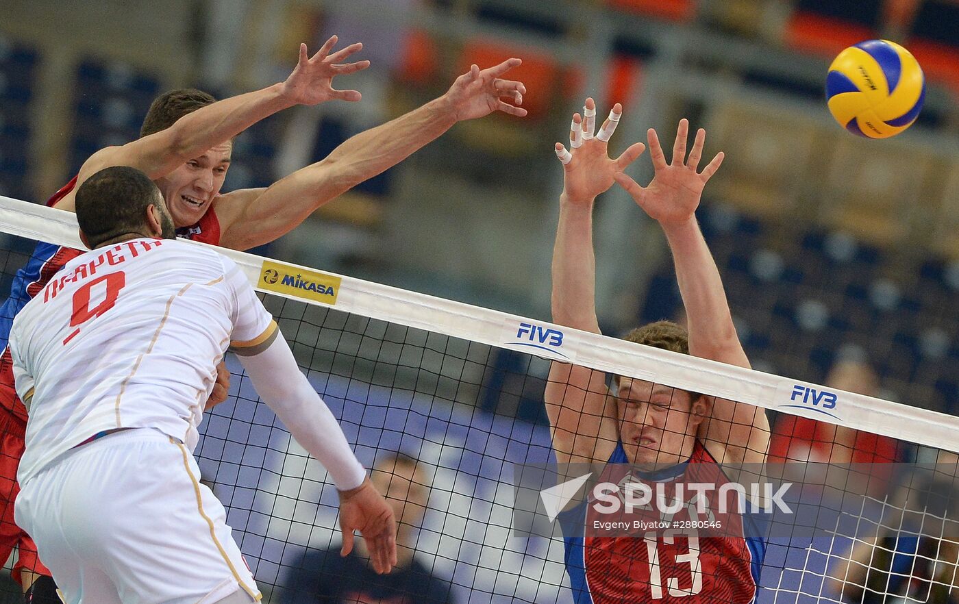 FIVB Volleyball World League 2016. Men. Russia vs. France