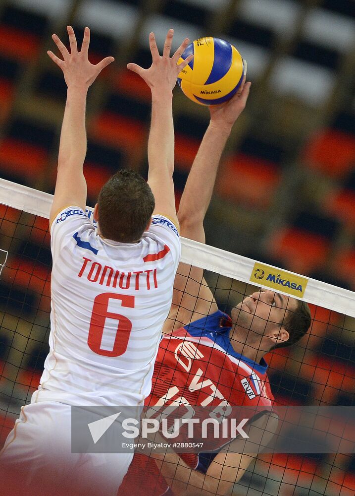 FIVB Volleyball World League 2016. Men. Russia vs. France