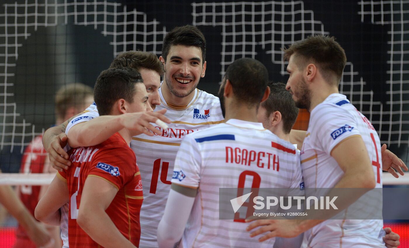 FIVB Volleyball World League 2016. Men. Russia vs. France