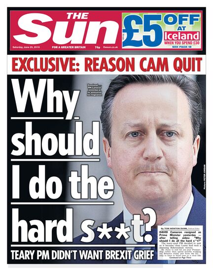 British newspapers comment on UK referendum to exit EU