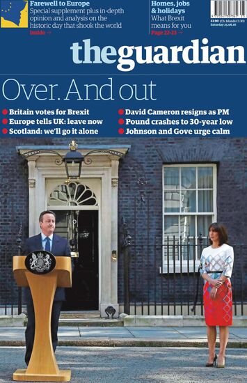 British newspapers react to Brexit