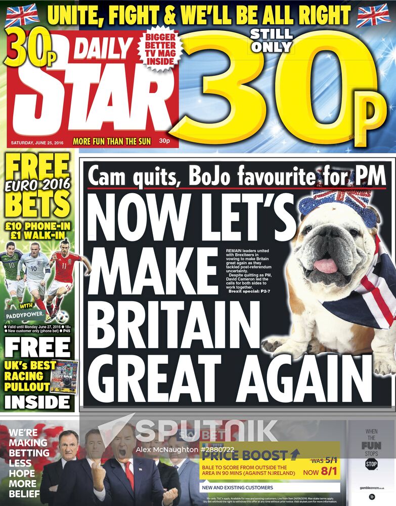 British newspapers comment on UK referendum to exit EU