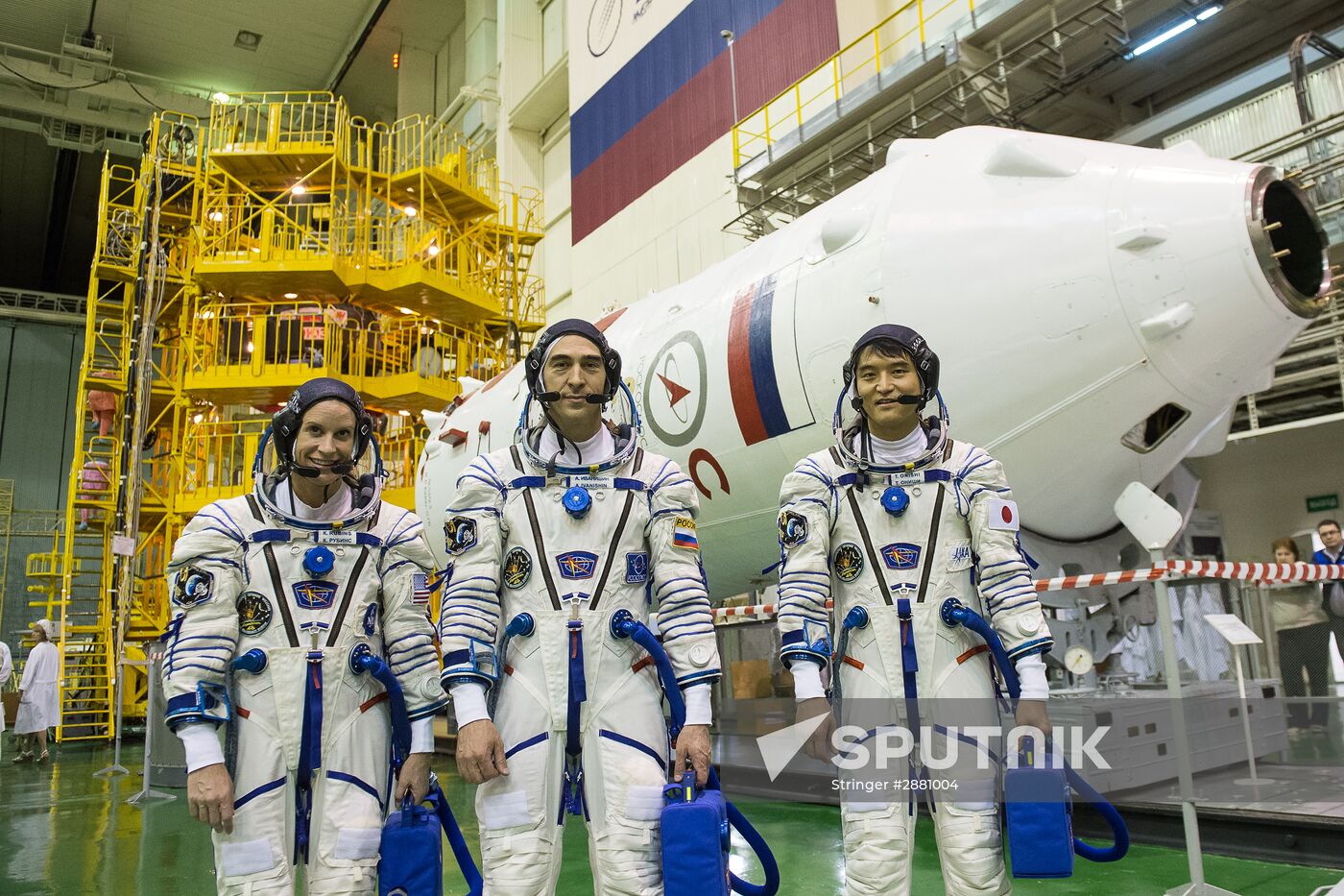 Preparations for ISS Expedition 48/49 launch