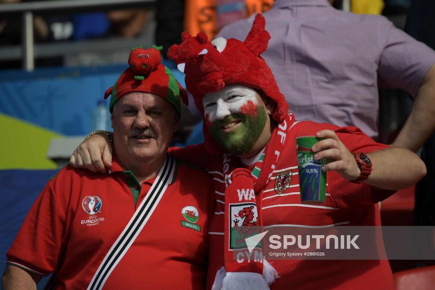 Football. UEFA Euro 2016. Wales vs. Northern Ireland