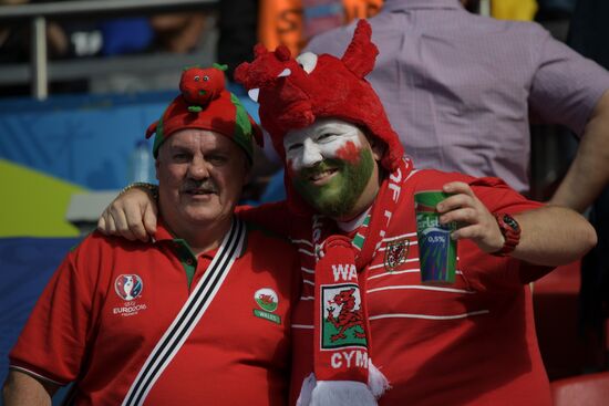 Football. UEFA Euro 2016. Wales vs. Northern Ireland