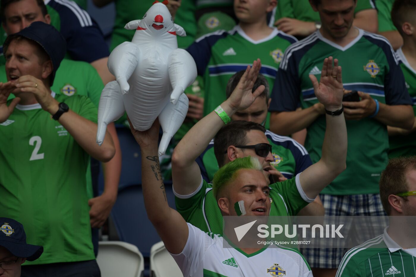 Football. UEFA Euro 2016. Wales vs. Northern Ireland