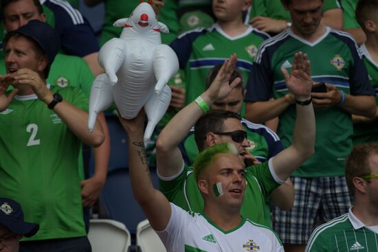 Football. UEFA Euro 2016. Wales vs. Northern Ireland