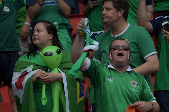 Football. UEFA Euro 2016. Wales vs. Northern Ireland