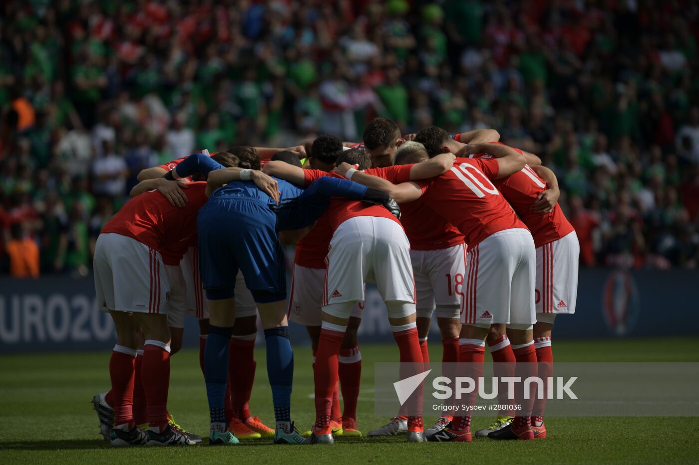 Football. UEFA Euro 2016. Wales vs. Northern Ireland