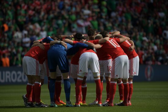 Football. UEFA Euro 2016. Wales vs. Northern Ireland