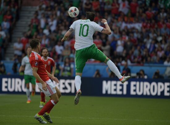 Football. UEFA Euro 2016. Wales vs. Northern Ireland