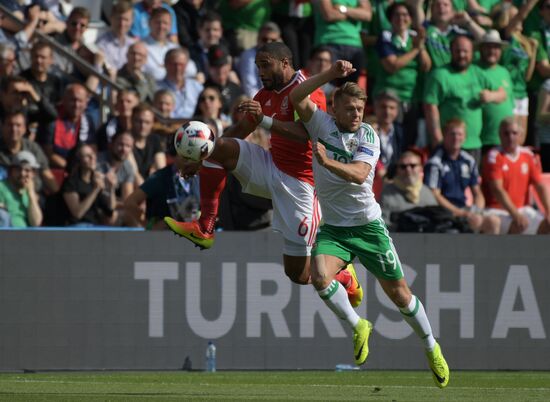 Football. UEFA Euro 2016. Wales vs. Northern Ireland