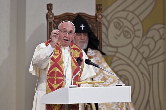 Pope visits Armenia