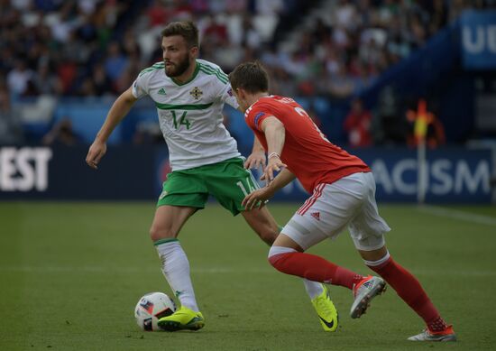 Football. UEFA Euro 2016. Wales vs. Northern Ireland