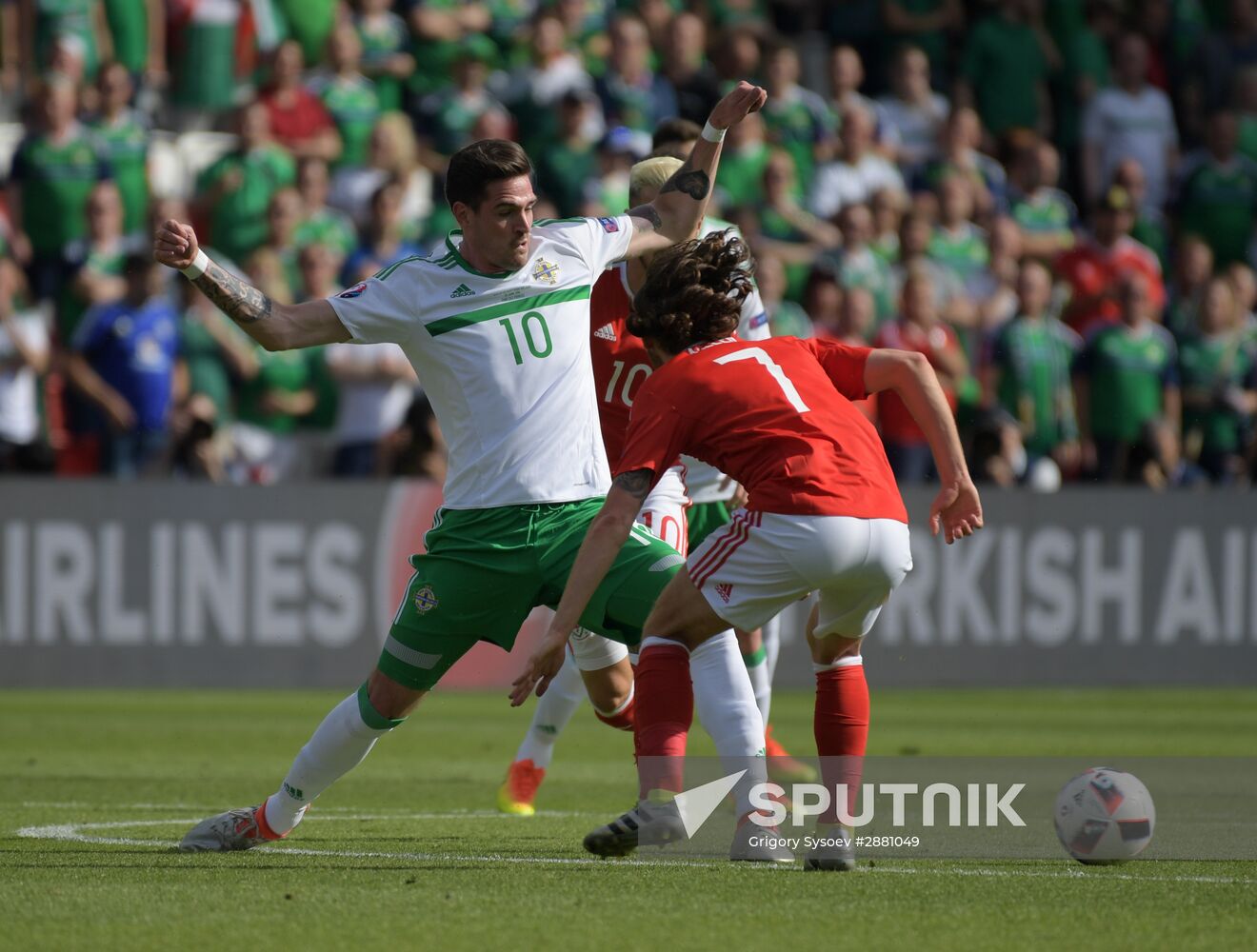 Football. UEFA Euro 2016. Wales vs. Northern Ireland