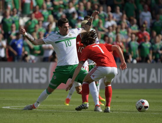 Football. UEFA Euro 2016. Wales vs. Northern Ireland