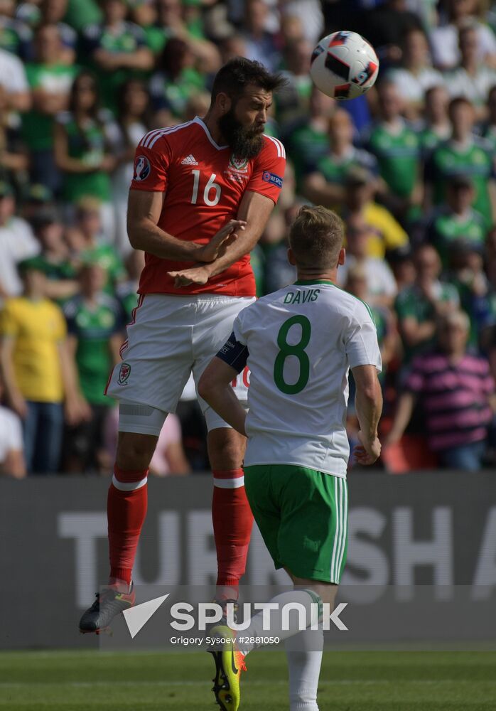 Football. UEFA Euro 2016. Wales vs. Northern Ireland