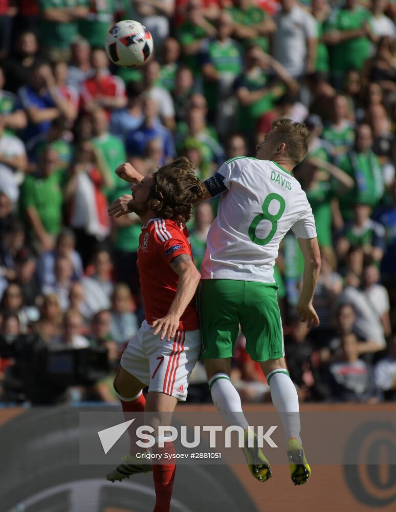Football. UEFA Euro 2016. Wales vs. Northern Ireland