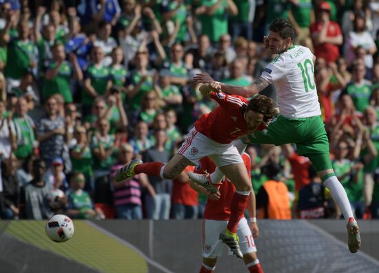 Football. UEFA Euro 2016. Wales vs. Northern Ireland
