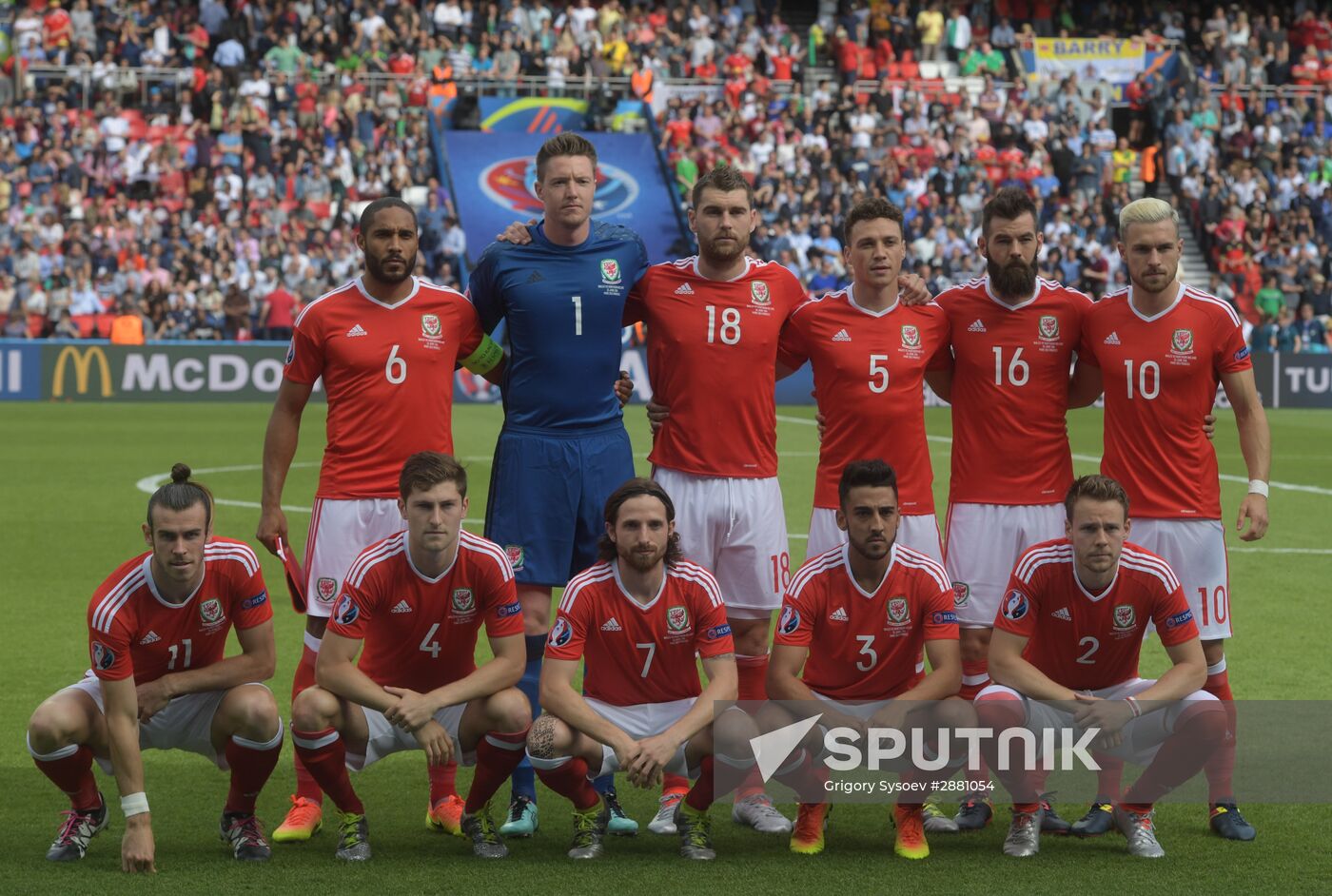 Football. UEFA Euro 2016. Wales vs. Northern Ireland