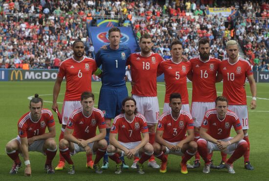Football. UEFA Euro 2016. Wales vs. Northern Ireland