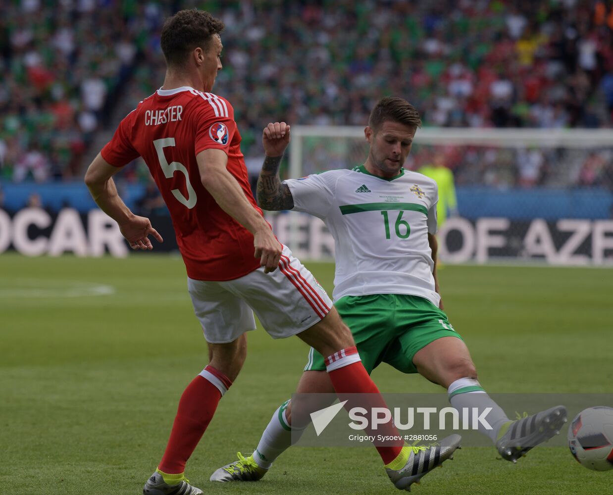 Football. UEFA Euro 2016. Wales vs. Northern Ireland