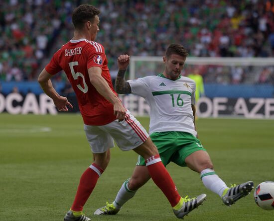 Football. UEFA Euro 2016. Wales vs. Northern Ireland