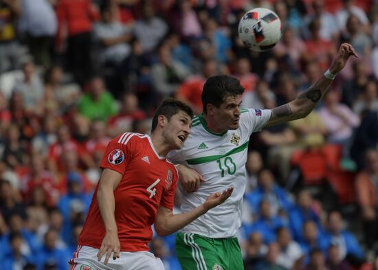 Football. UEFA Euro 2016. Wales vs. Northern Ireland