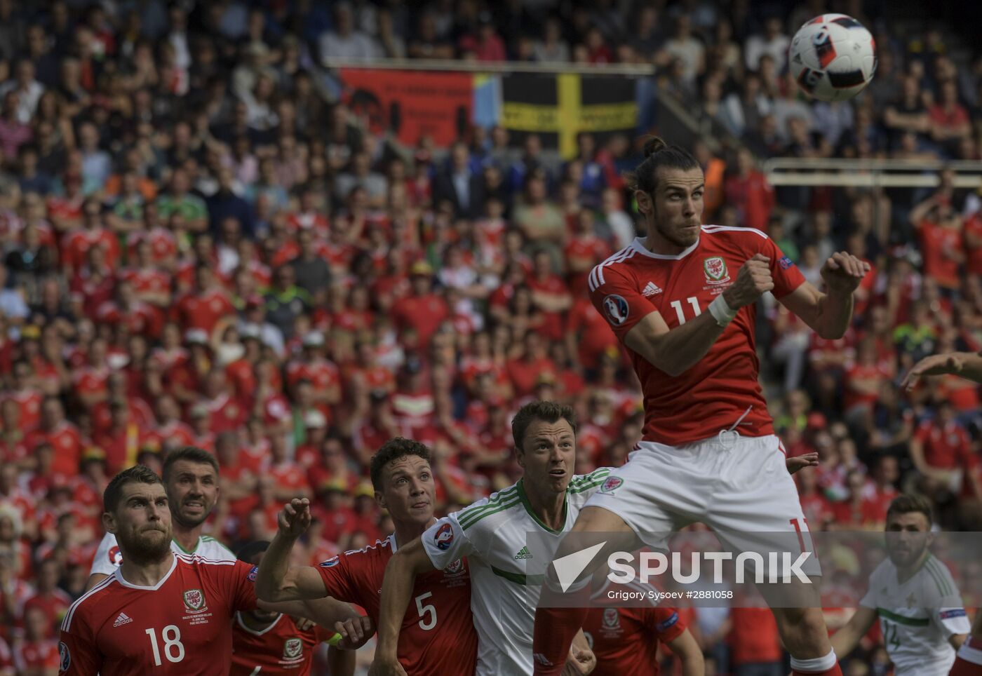 Football. UEFA Euro 2016. Wales vs. Northern Ireland