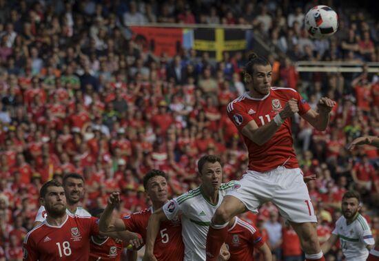 Football. UEFA Euro 2016. Wales vs. Northern Ireland