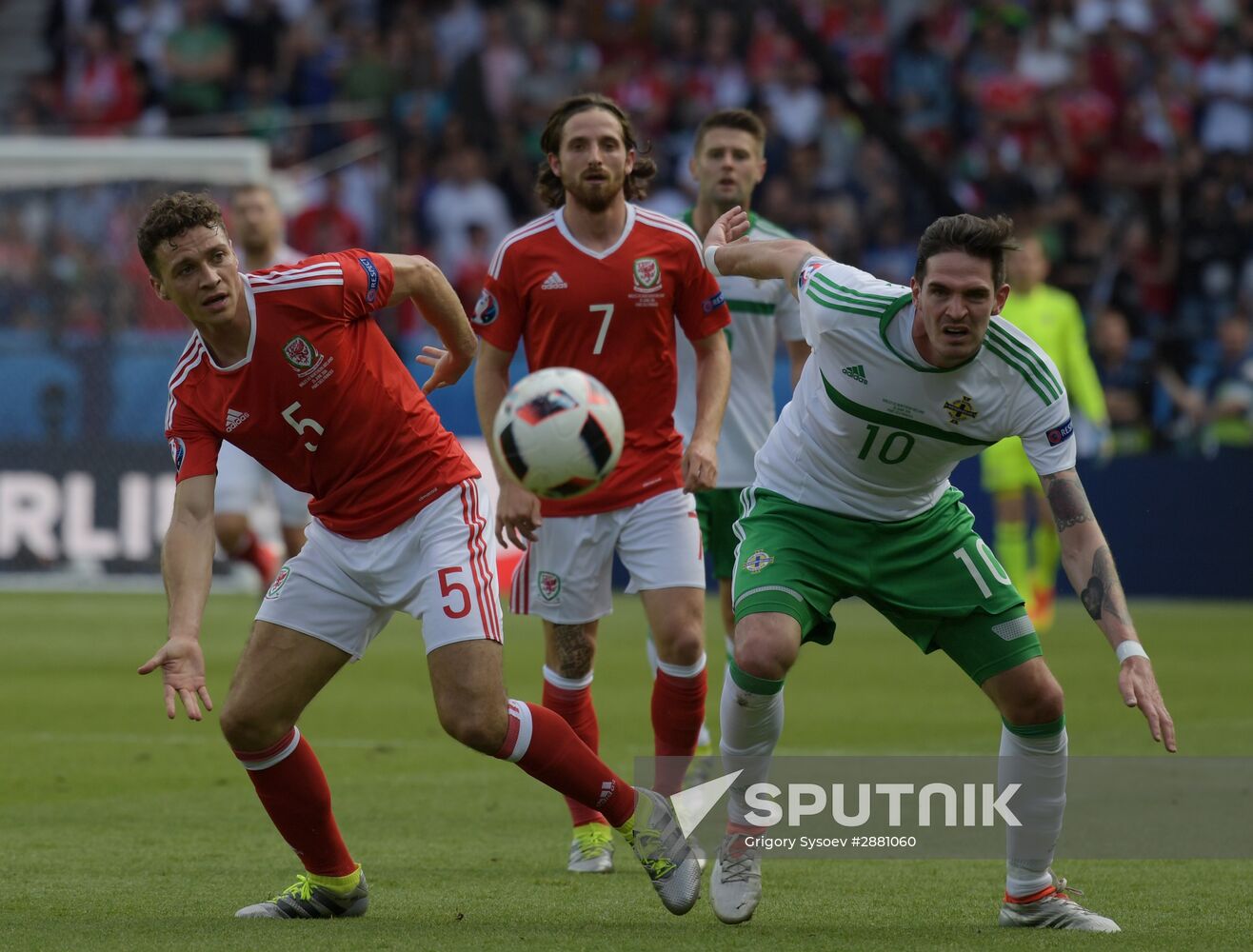 Football. UEFA Euro 2016. Wales vs. Northern Ireland