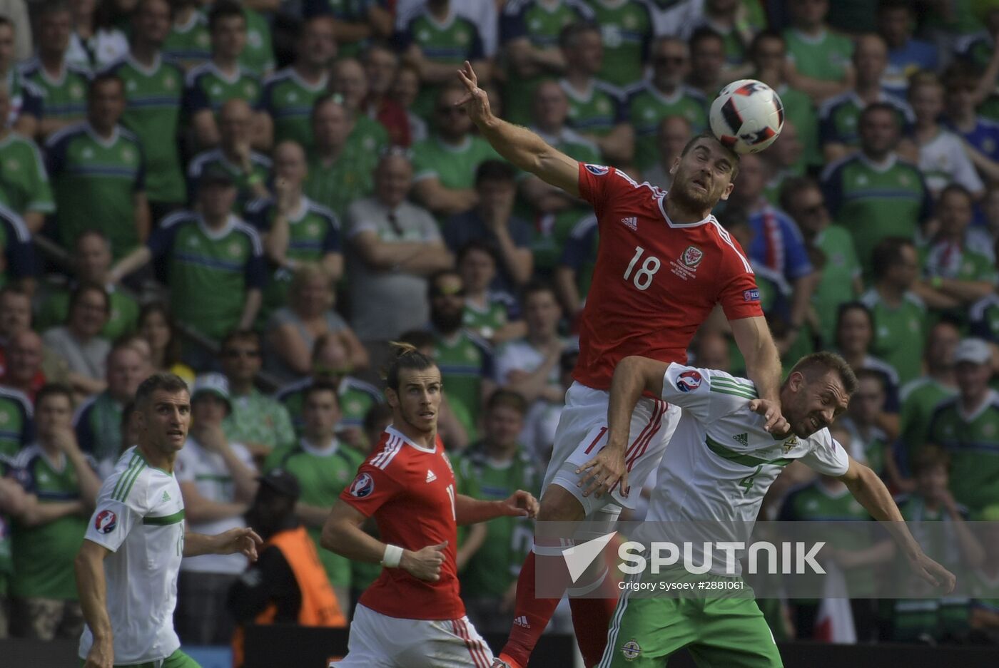 Football. UEFA Euro 2016. Wales vs. Northern Ireland