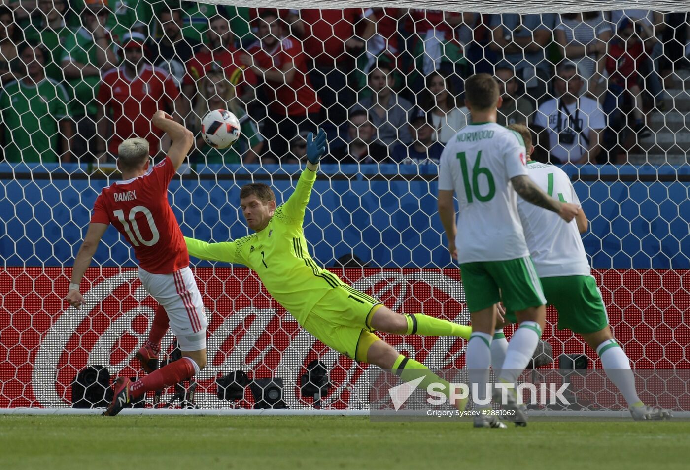 Football. UEFA Euro 2016. Wales vs. Northern Ireland
