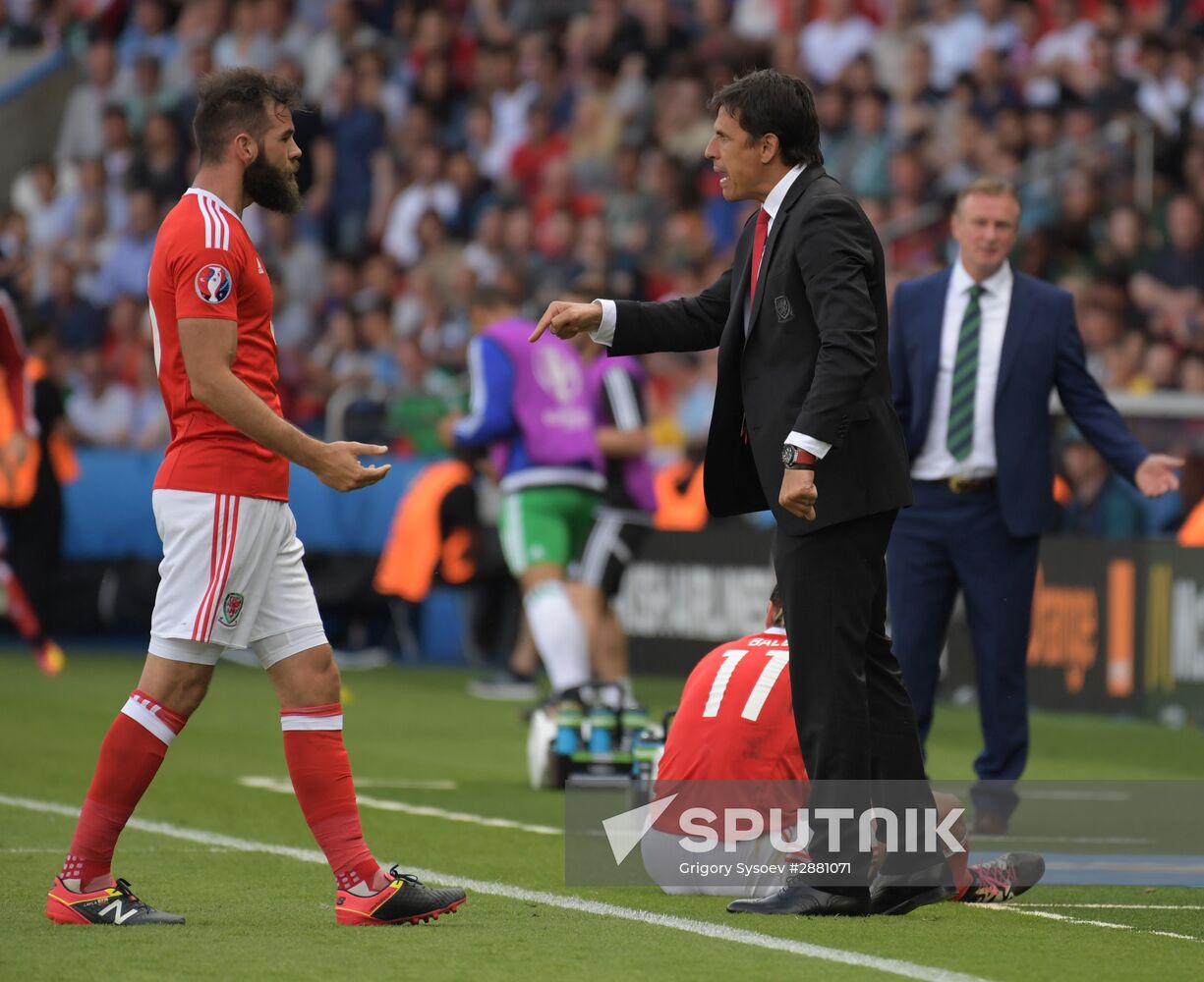 Football. UEFA Euro 2016. Wales vs. Northern Ireland