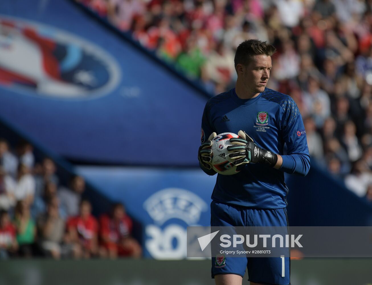 Football. UEFA Euro 2016. Wales vs. Northern Ireland