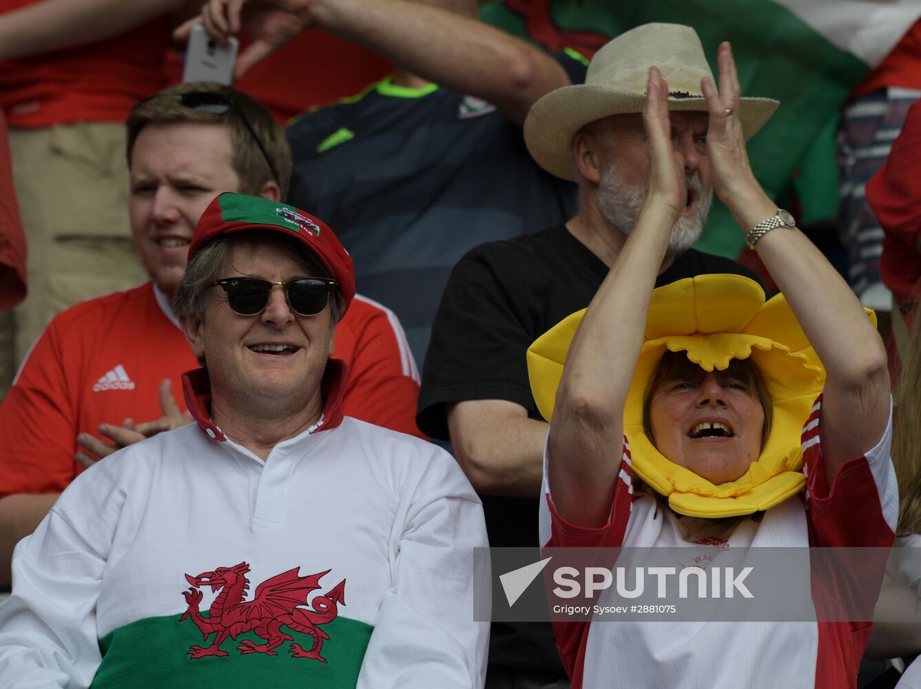 Football. UEFA Euro 2016. Wales vs. Northern Ireland