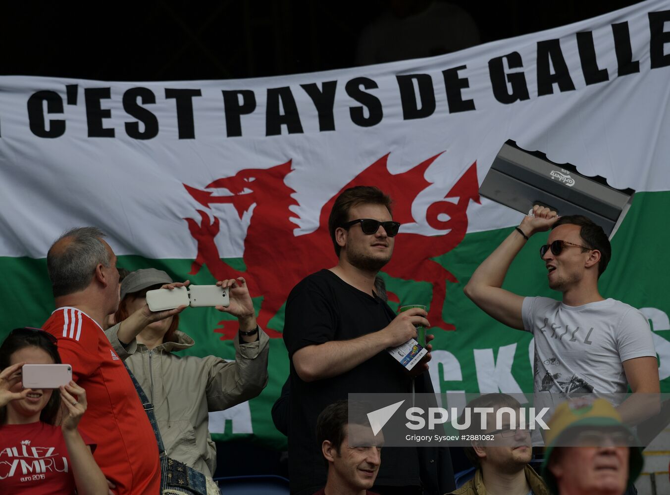 Football. UEFA Euro 2016. Wales vs. Northern Ireland