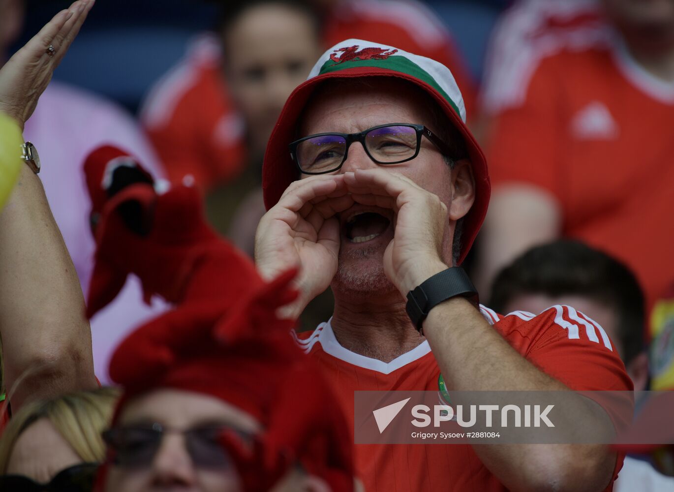 Football. UEFA Euro 2016. Wales vs. Northern Ireland
