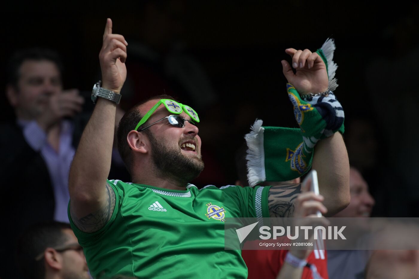 Football. UEFA Euro 2016. Wales vs. Northern Ireland