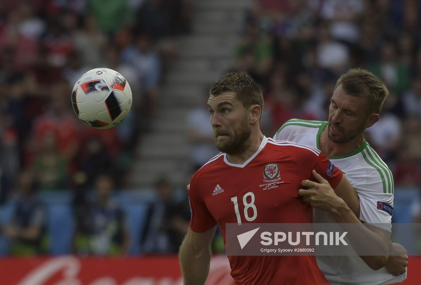 Football. UEFA Euro 2016. Wales vs. Northern Ireland