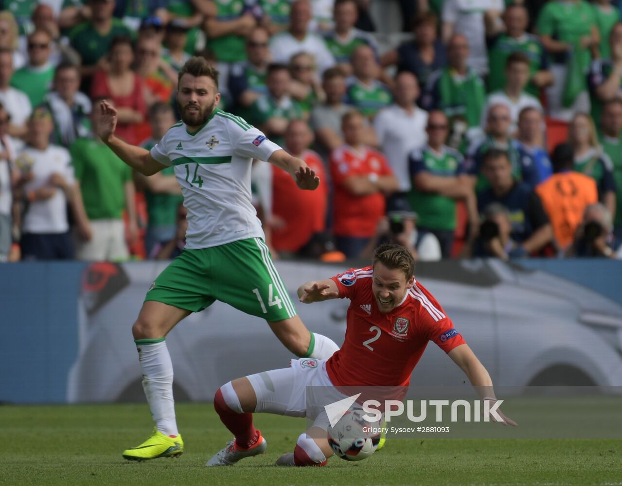 Football. UEFA Euro 2016. Wales vs. Northern Ireland